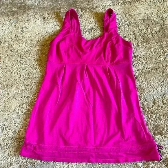 lululemon Hustle and Bustle Tank Top Workout Sleeveless Running Pink: 8 - Picture 1 of 10